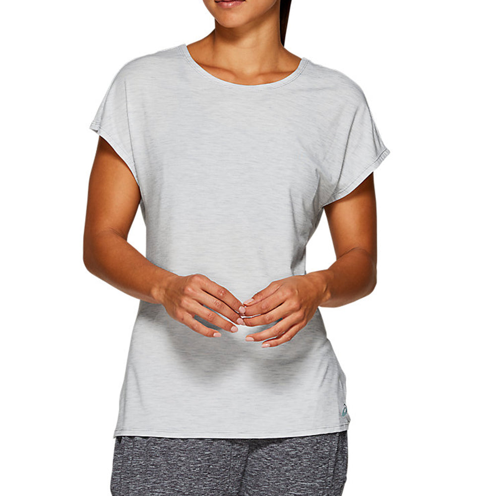 Image for Women's Criss Cross Back Sport Top,Light Grey