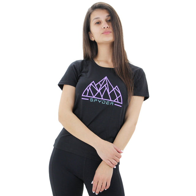 Image for Women's Graphic Casual Top,Black