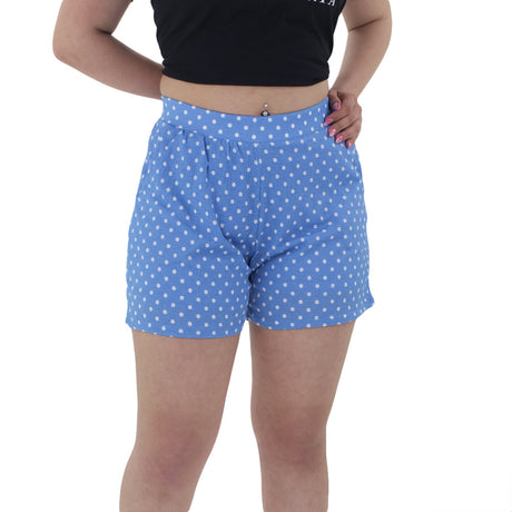 Image for Women's Polka Dot's Casual Short,Blue