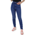 Image for Women's Skinny High Waisted Jeans,Dark Blue