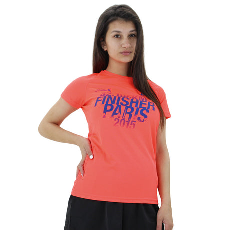 Image for Women's Graphic Training Top,Neon Coral