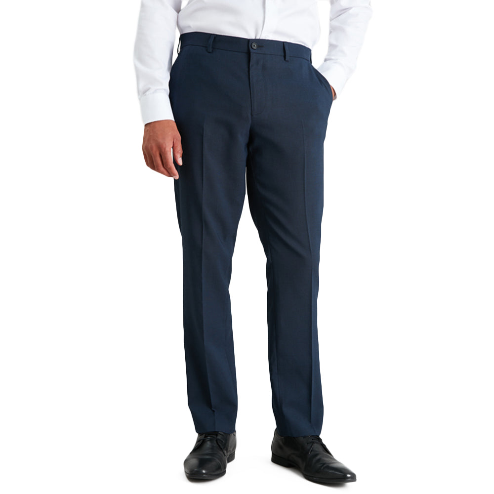 Image for Men's Grid Check Slim Fit Pant,Navy