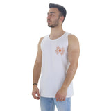 Image for Men's Graphic Sleeveless T-Shirt,White