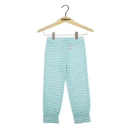 Image for Kid's Girl Striped Sleepwear Pant,Green/White