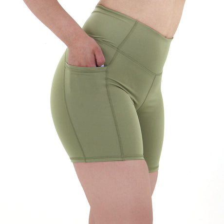 Image for Women's 2 Pockets Side Sport Short,Light Green