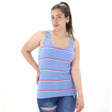 Image for Women's Striped Tank Top,Blue