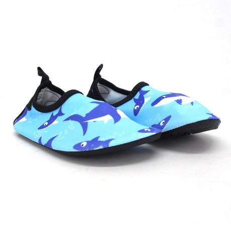 Image for Kid's Girl Sharks Printed Water Shoes,Blue