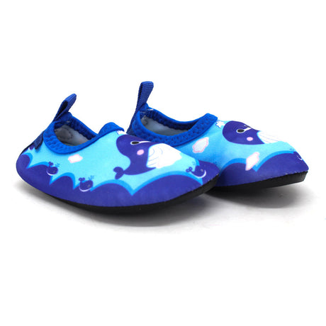 Image for Kid's Girl Big Shark Print Water Shoes,Blue/Indigo
