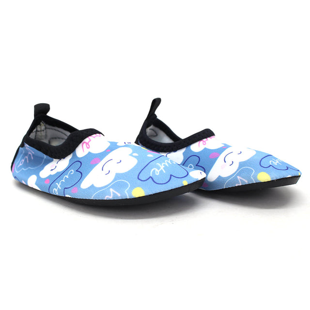 Image for Kid's Girl Clouds Print Water Shoes,Blue