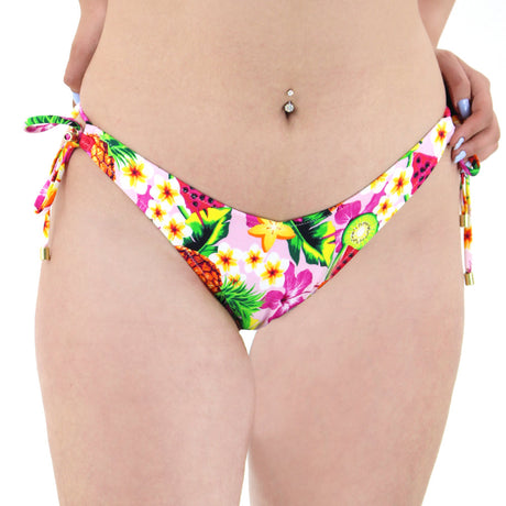 Image for Women's Floral Tie Side Bikini Bottom,Multi