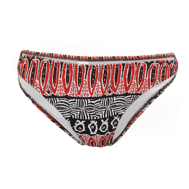 Image for Women's Printed Ring Detail Bikini Bottom,Multi