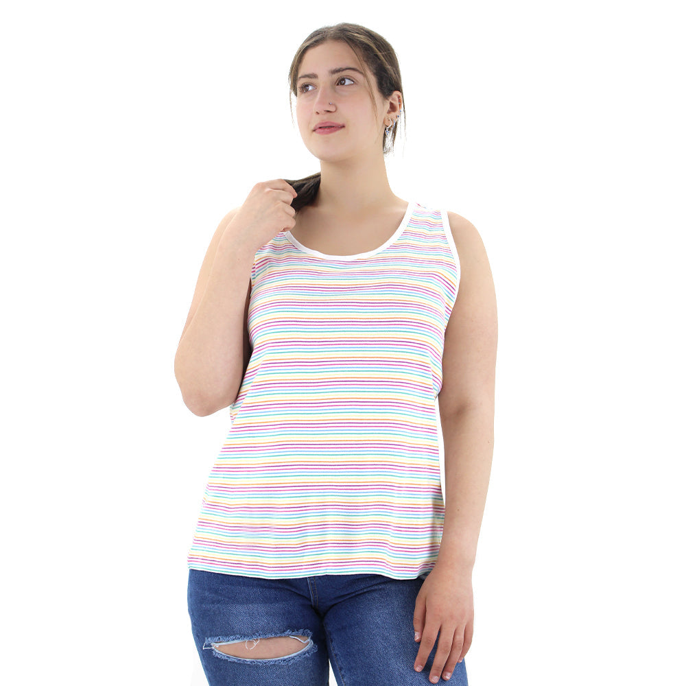 Image for Women's Striped Casual Top,Multi