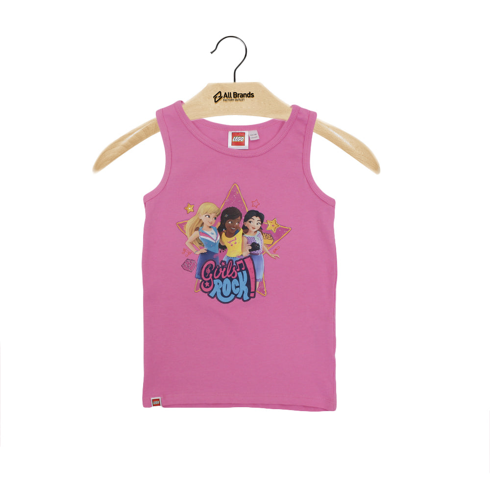 Image for Kid's Girl Graphic Print Top,Pink