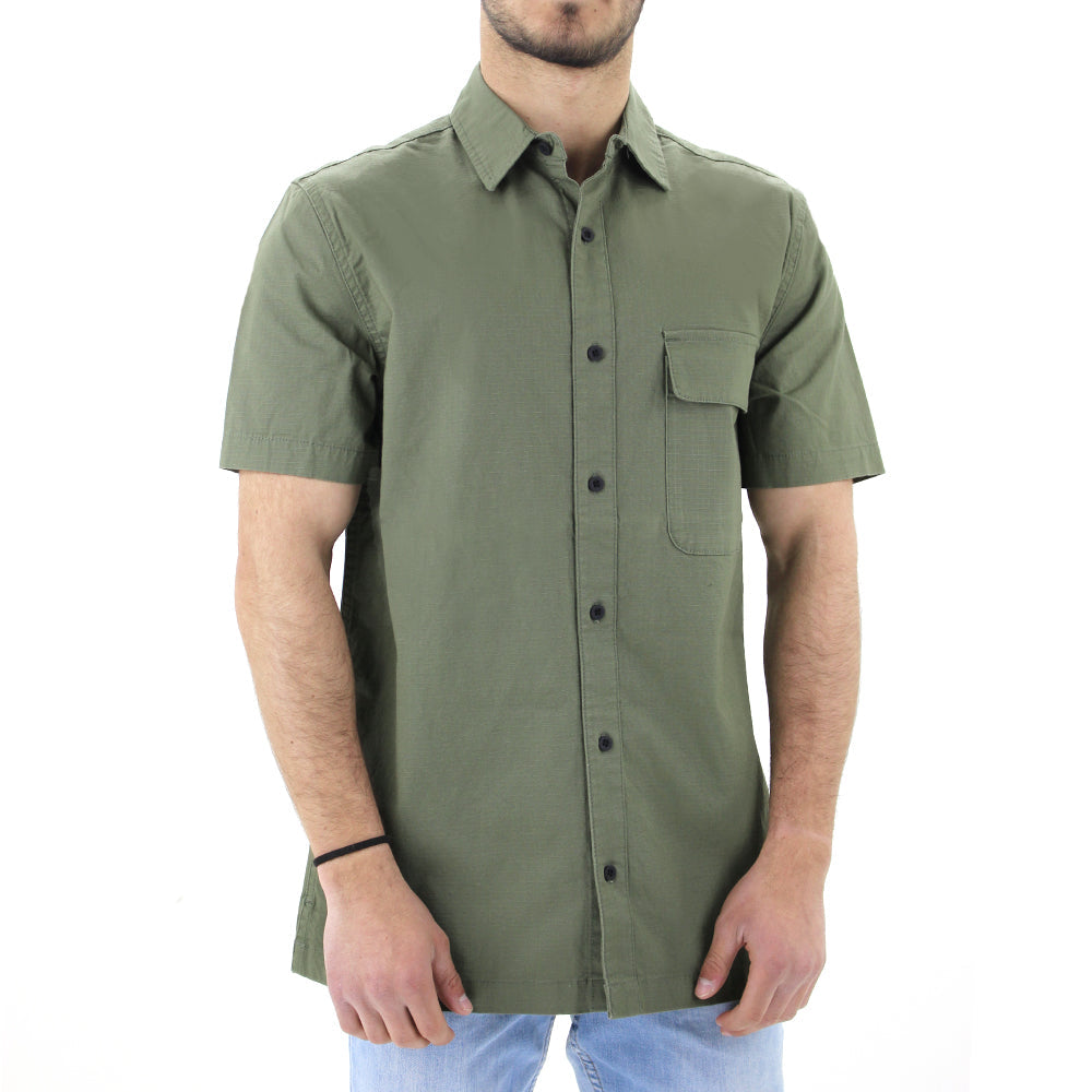 Image for Men's Pocket Side Dress Shirt,Olive