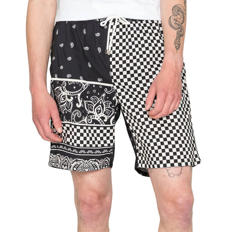 Image for Men's Checkered Short,Black/White