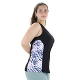 Image for Women's Open Back Sport Top,Black