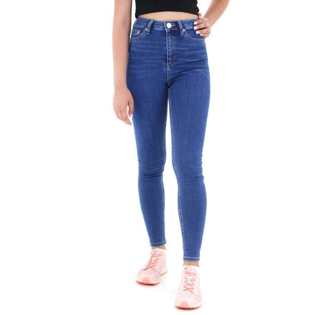 Image for Women's High Waist Skinny Jeans,Blue