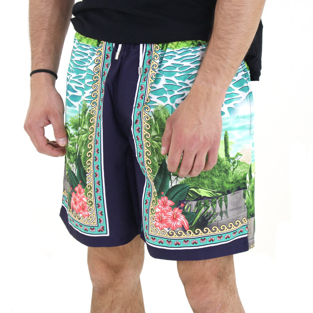 Image for Men's Lake Print Swim Short,Multi