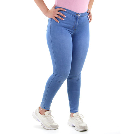 Image for Women's Stretch Jeans,Light Blue