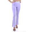 Image for Women's Textured Wide Leg Casual Pant,Purple