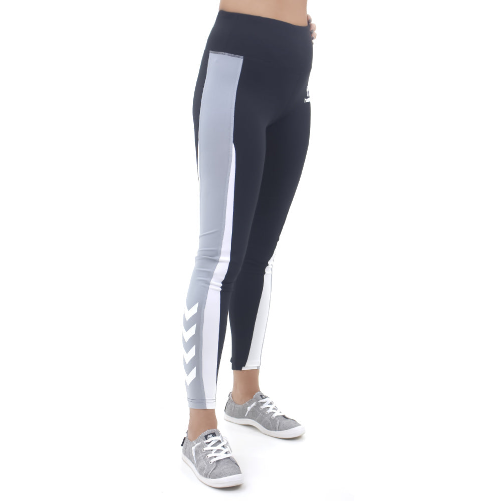 Image for Women's Stretch Side Stripe Sport Legging,Black