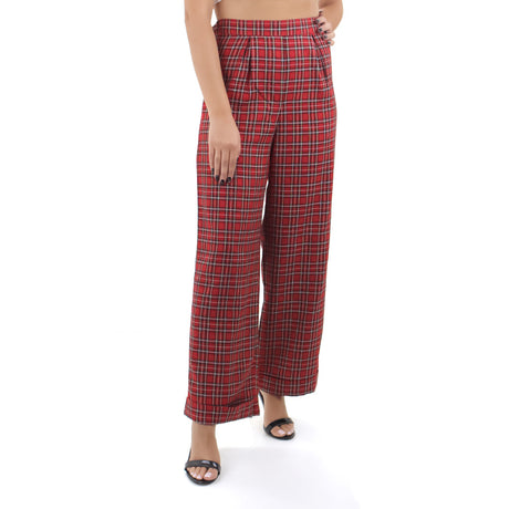 Image for Women's Plaid Classic Pant,Red
