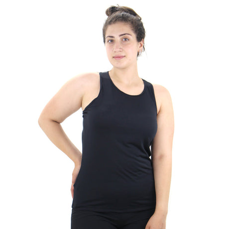 Image for Women's Racer Back Sport Top,Black