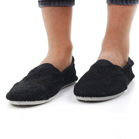 Image for Women's Knitted Slip On Shoes,Black