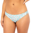 Image for Women's Floral Bikini Bottom,Aqua