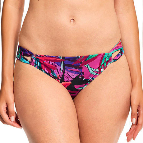 Image for Women's Bahama Palm Loop Side Bikini Bottom,Multi