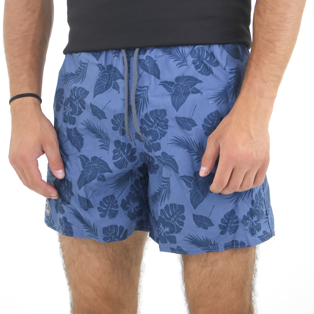 Image for Men's Floral Print Swim Trunks,Petrol