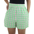 Image for Women's High Waisted Plaid Short,Multi