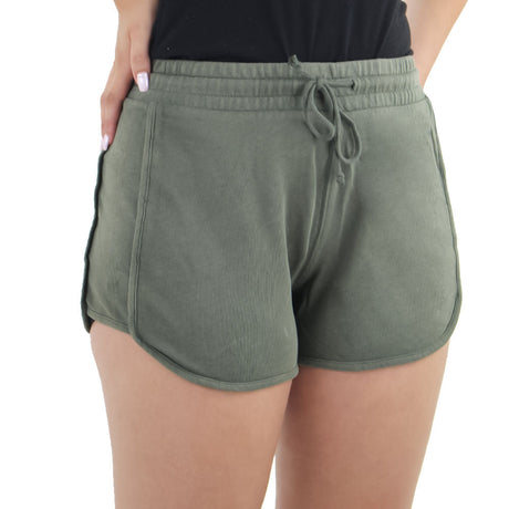 Image for Women's Solid Mini Short,Olive