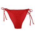 Image for Women's Smocked Bikini Bottom,Red