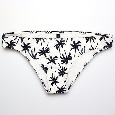 Image for Women's Palms Printed Bikini Bottom,White
