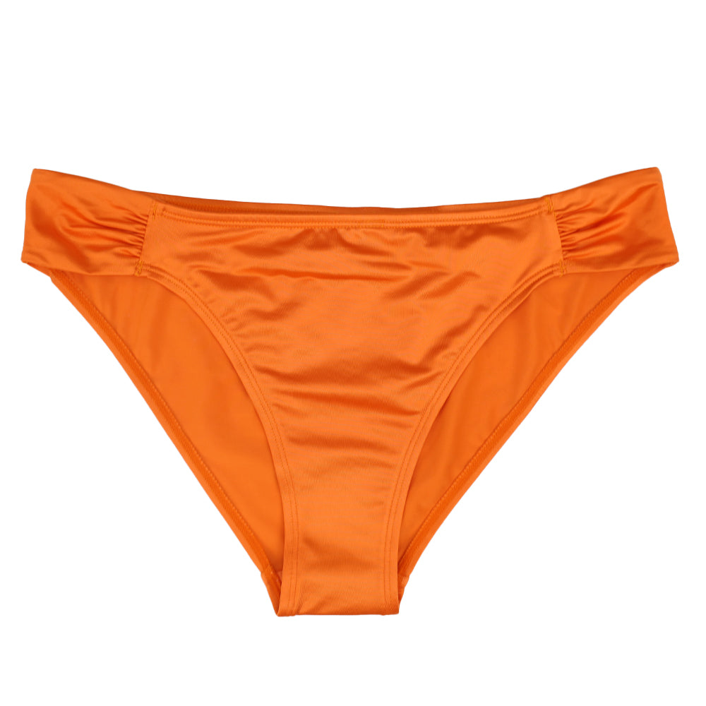 Image for Women's Solid Satin Bikini Brief,Orange