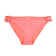 Image for Women's Solid Design-Side Bikini Bottom,Neon coral