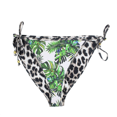 Image for Women's Tie Side Tropical Print Bikini Bottom,Multi