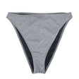 Image for Women's Glitter High Waist Bikini Bottom,Grey