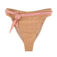 Image for Women's Belted High-Waist Bikini Brief,Nude