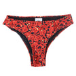 Image for Women's Printed Bikini Bottom,Red