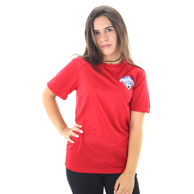 Image for Women's Side Logo Print Sport Top,Red