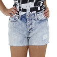 Image for Women's Denim Ripped Short,Light Blue