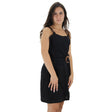 Image for Women's Belted 2 Front Pockets Dress,Black