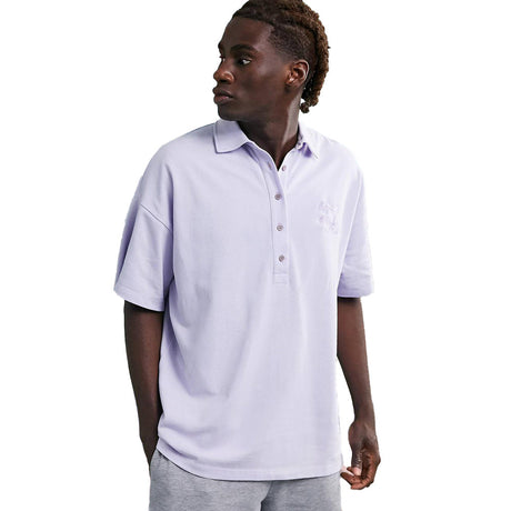 Image for Men's Embroidered Polo Shirt,Light Purple
