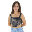 Image for Women's Crop Top,Black