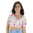 Image for Women's Floral Crop Top,Multi