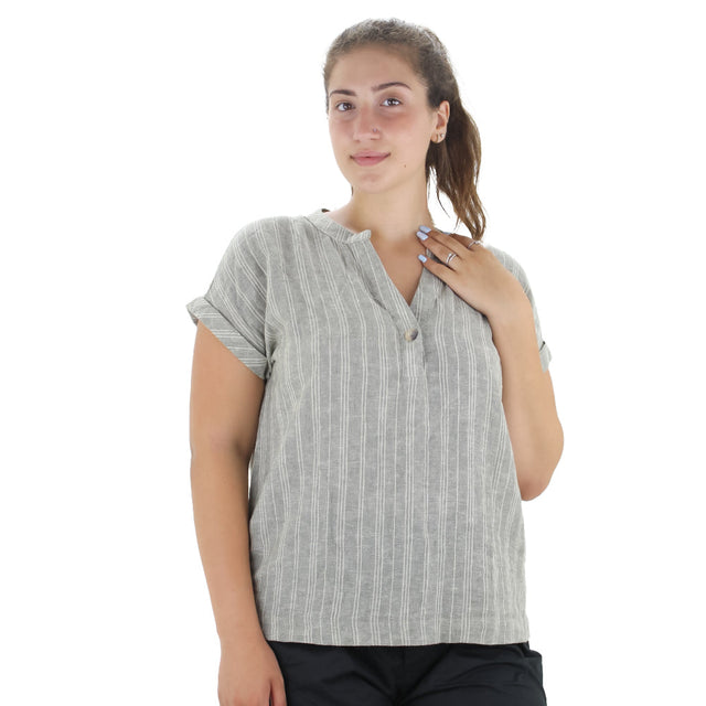 Image for Women's Linen Blouse,Olive