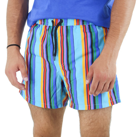 Image for Men's Striped Swim Trunks,Multi