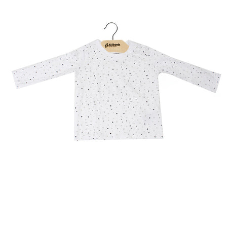 Image for Kids Girl Stars Print Long Sleeve Top,White